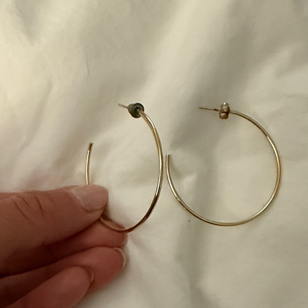 14k Gold Hoop Earrings